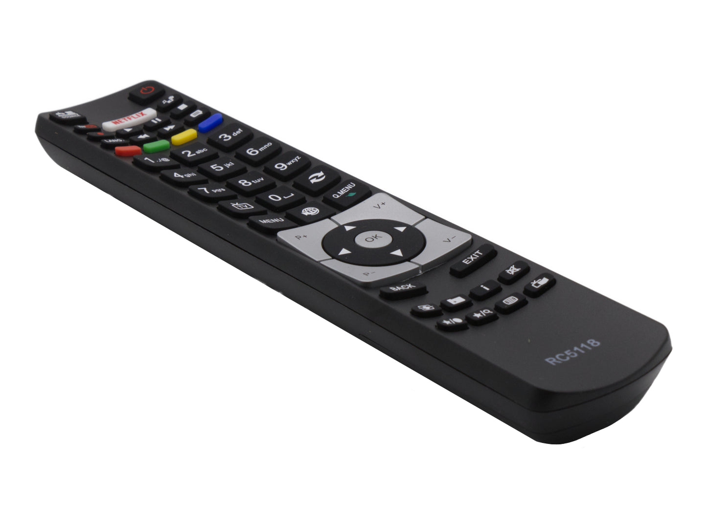 azurano Fernbedienung RC5118 für TELEFUNKEN 4K UHD SmartTV aus 2016 - 2018 mit Direkttasten für Netflix & YouTube - Bild 3