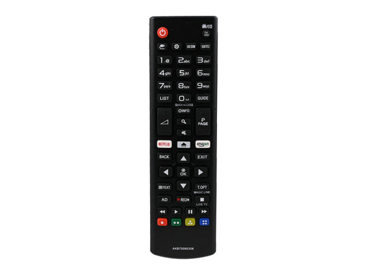 azurano Fernbedienung für LG AKB75095308 für 2017er LG Smart TV der UJ Serie, Netflix & Amazon Video Direkttasten - Bild 1